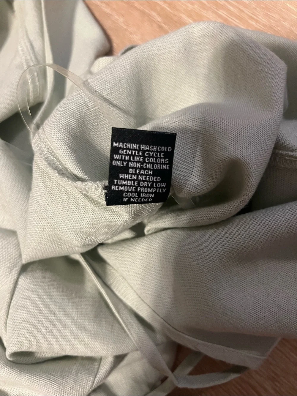 NWT Vanilla Star Sage Green Linen Blend Wide Leg Jumpsuit Strappy Back Size M